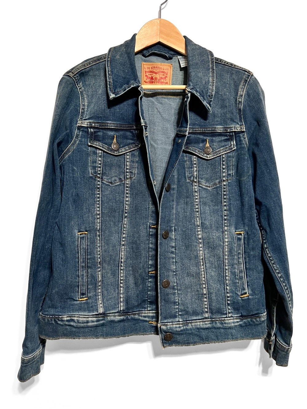 90s Rachel Green denim levi’s jean jacket